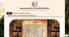 Desktop Screenshot of bowmanauthor.com